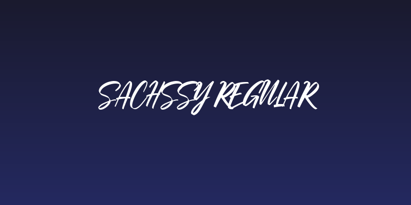 Sachssy Regular Social Header