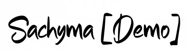 Sachyma [Demo]  font caratteri gratis