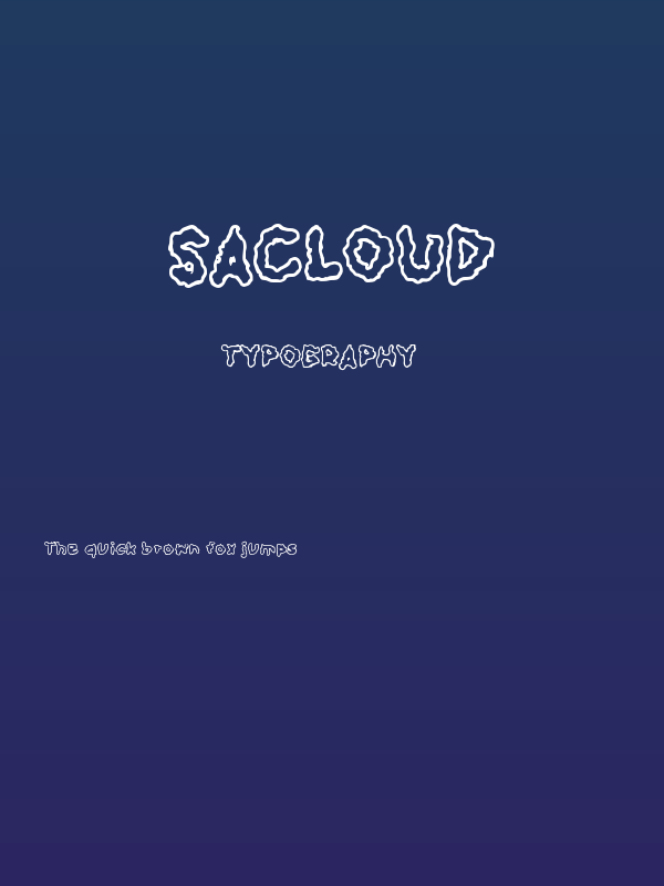 Sacloud Poster
