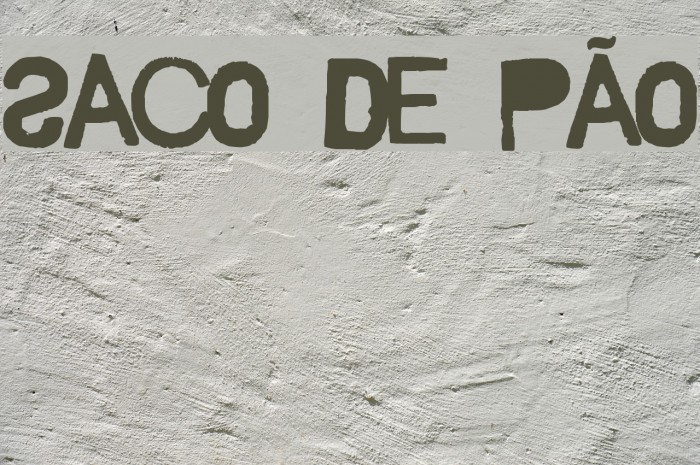 Saco de Pão Font examples