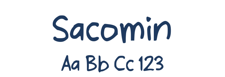 Sacomin Font Preview