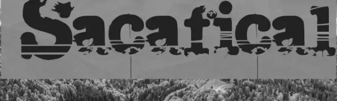 Sacrafical Шрифта examples