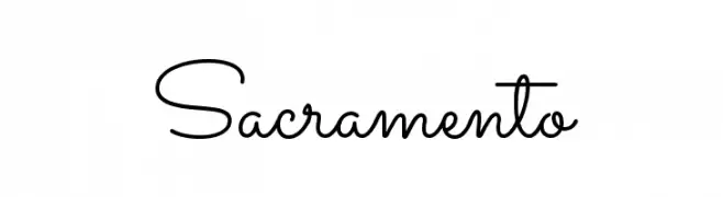 Sacramento  font caratteri gratis