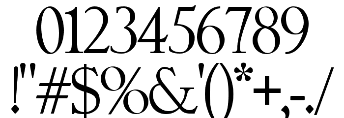 Sacre Font OTHER CHARS