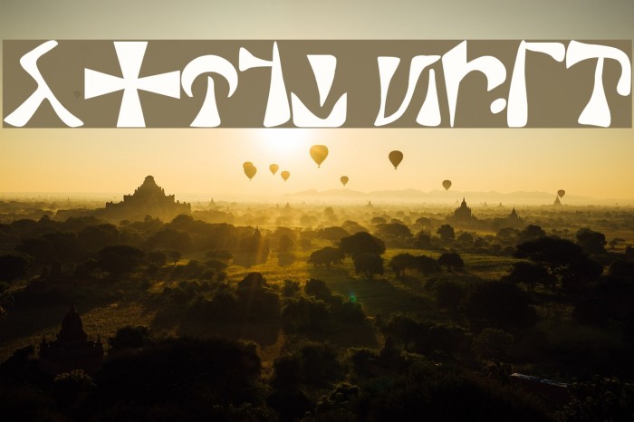 Sacre Font examples