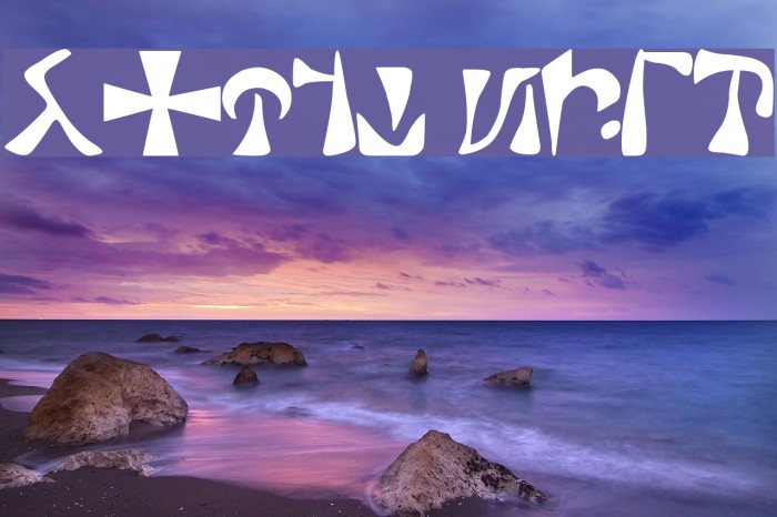 Sacre Font examples