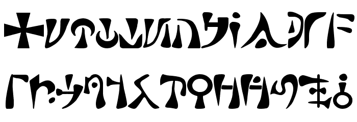 Sacre Font LOWERCASE