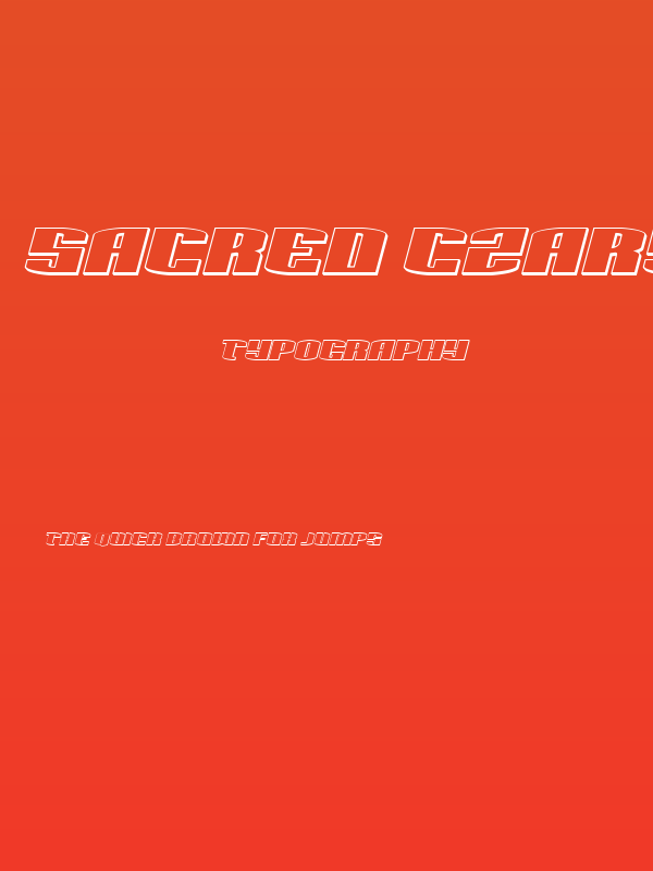 Sacred Czars 3D Italic Poster