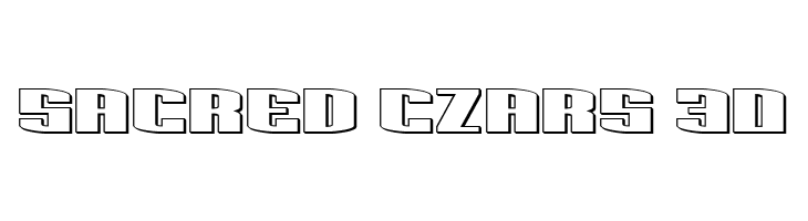 Sacred Czars 3D  Descarca Fonturi Gratis