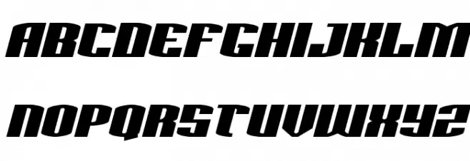 Sacred Czars Condensed Italic Fonte MAIÚSCULAS