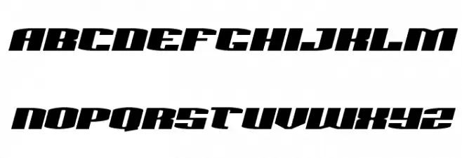 Sacred Czars Expanded Italic Schriftart Groß