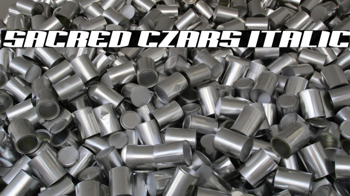 Sacred Czars Italic Example 2