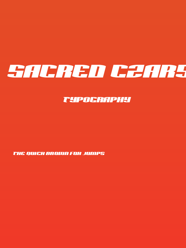 Sacred Czars Italic Poster
