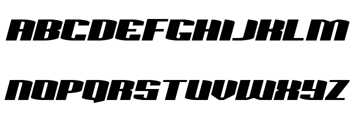 Sacred Czars Italic Font LOWERCASE