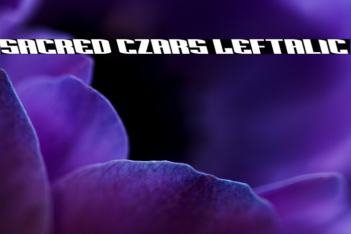 Sacred Czars Leftalic Example 2