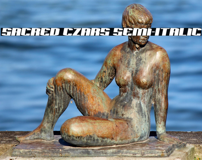 Sacred Czars Semi-Italic Example 2