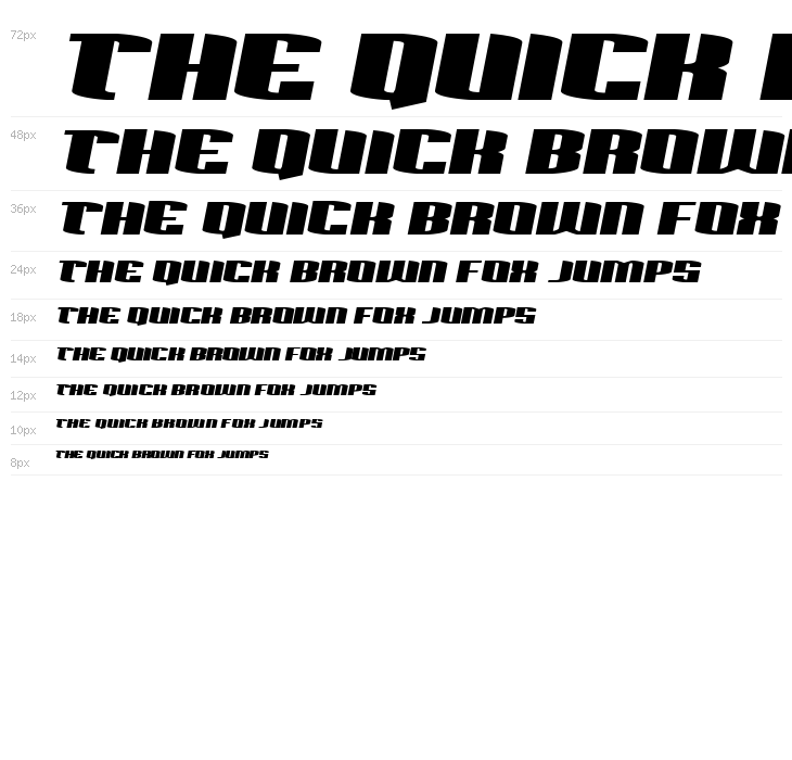 Sacred Czars Semi-Italic Waterfall