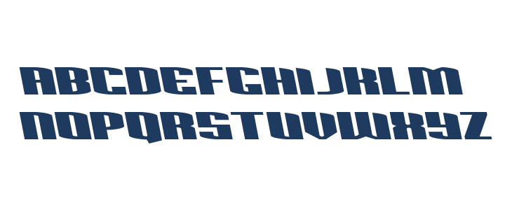 Sacred Czars Semi-Leftalic Lowercase