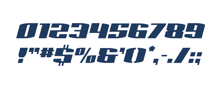 Sacred Czars Spaced Italic Other Characters