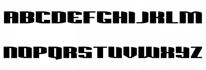 Sacred Czars Spaced Font LOWERCASE