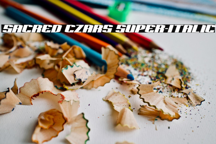 Sacred Czars Super-Italic Example 2