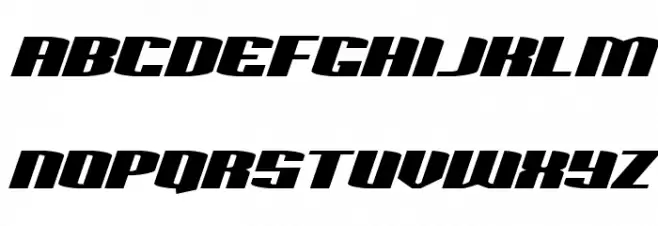 Sacred Czars Super-Italic Font LOWERCASE