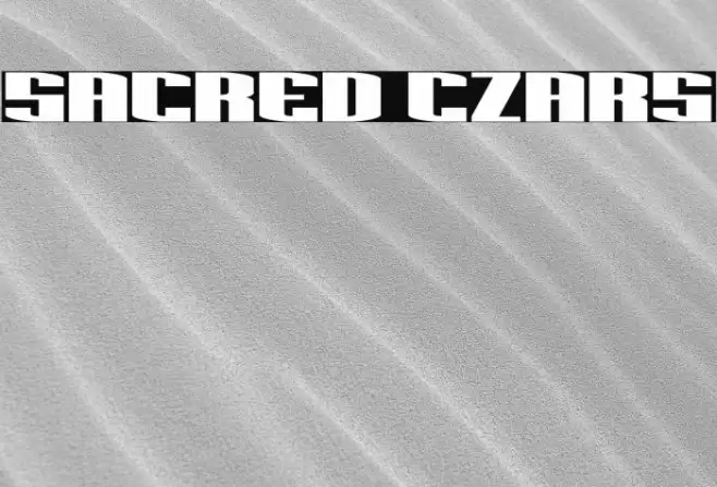 Sacred Czars Font examples