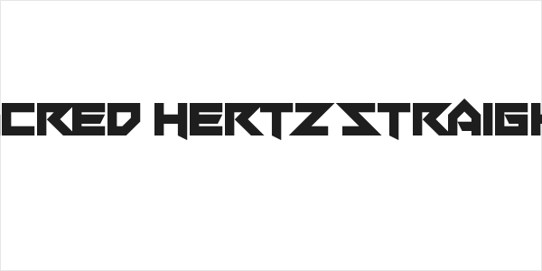 Sacred Hertz Straight Logo