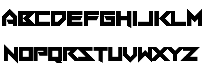 Sacred Hertz Straight Font LOWERCASE