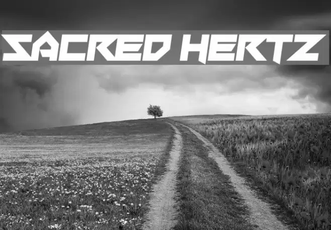 Sacred Hertz Font examples