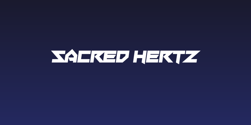 Sacred Hertz Social Header