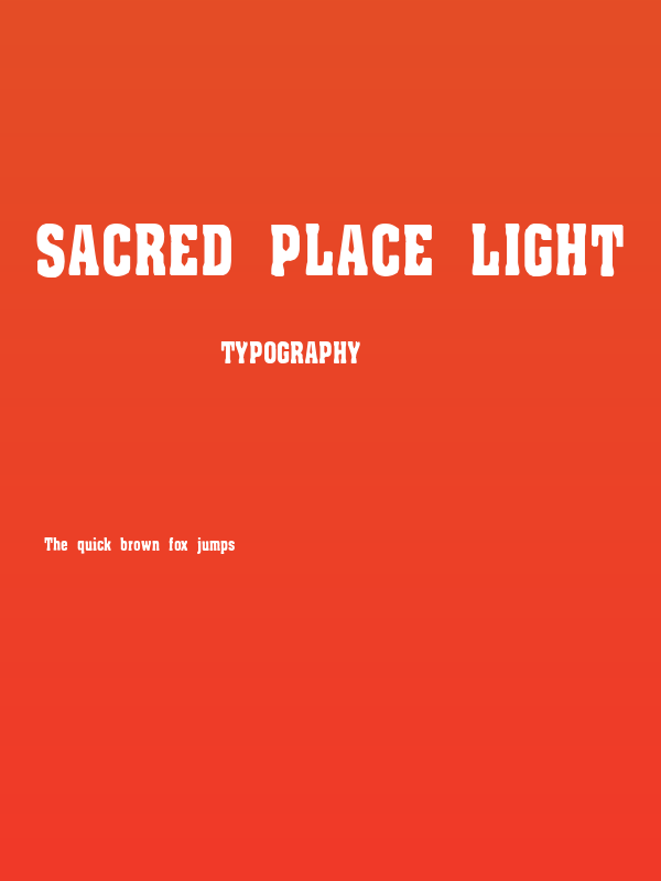 Sacred Place Light Poster