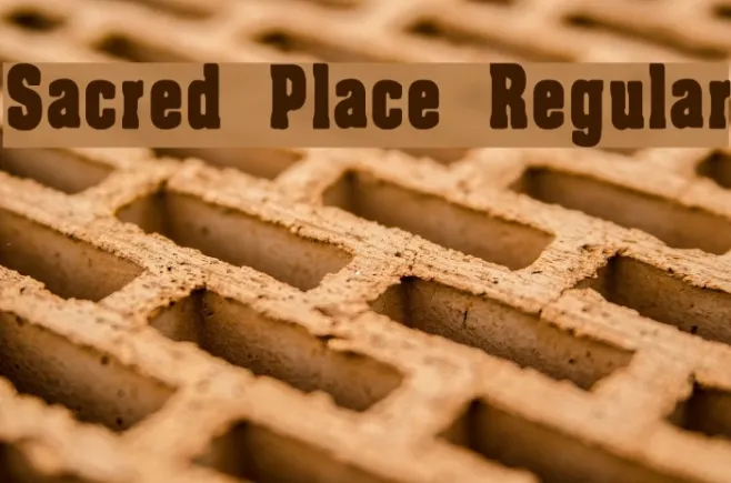 Sacred Place Regular Example 1