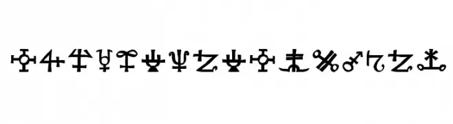 SacredOldSymbols  नि: शुल्क फ़ॉन्ट्स डाउनलोड