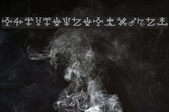 SacredOldSymbols Font examples