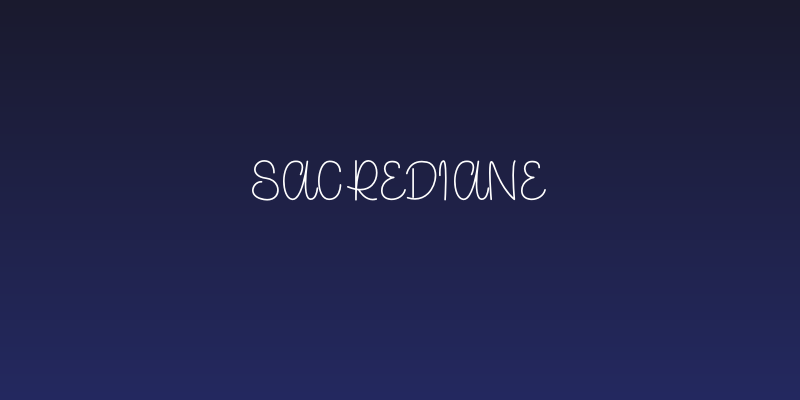 Sacrediane Social Header