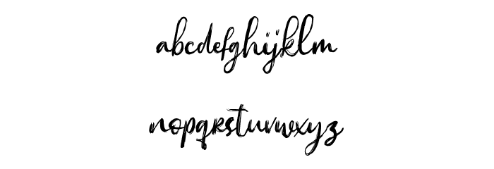 Sacreditty Font LOWERCASE