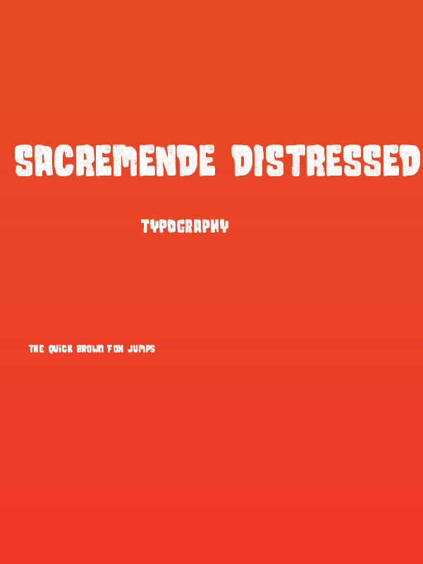 Sacremende Distressed Poster