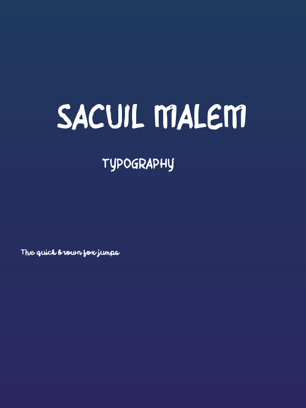 Sacuil Malem Poster