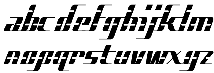 Sad Films Font LOWERCASE