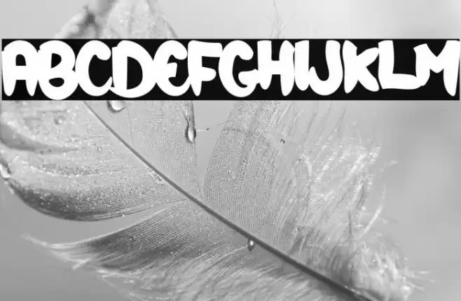 Sad Szn Font examples