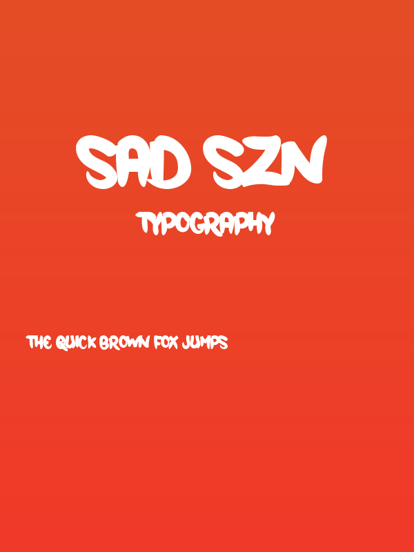 Sad Szn Poster