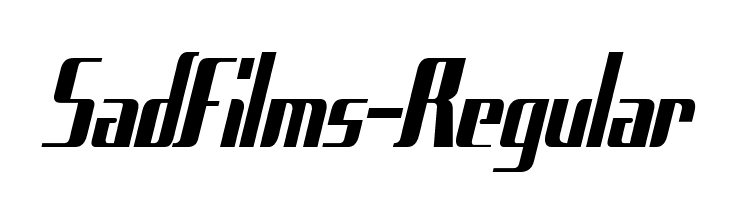SadFilms-Regular  baixar fontes gratis