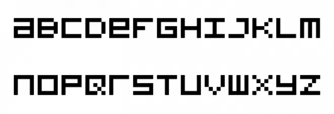 SadMachine 字体 小写