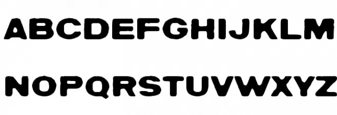 Sadannes Schriftart Groß