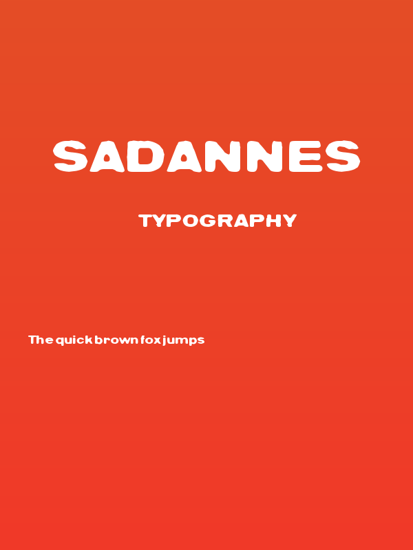 Sadannes Poster