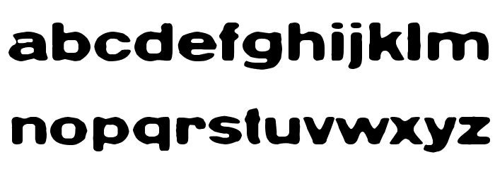 Sadannes Font LOWERCASE