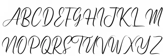 Saddle River Demo Schriftart Groß