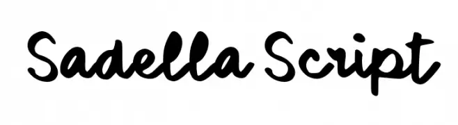 Sadella Script 字体