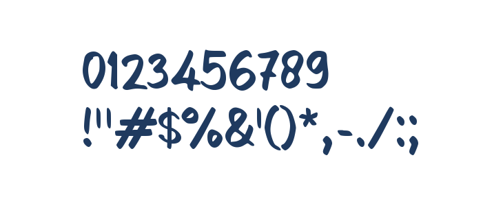 Sadella Script Other Characters